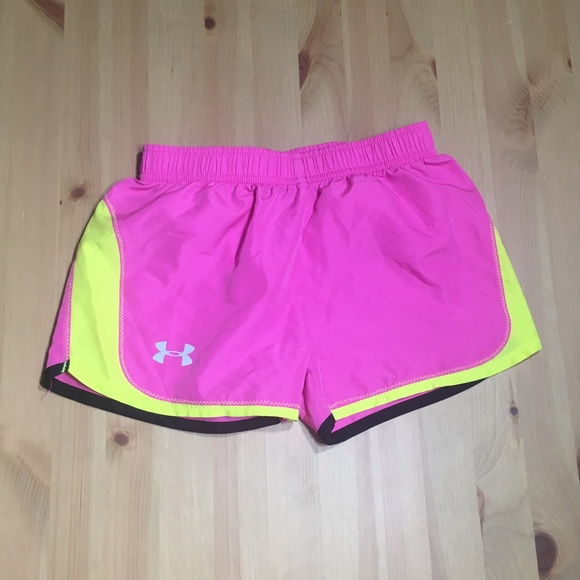 under armour girls running shorts